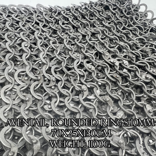Closed aventail, rings 10mm