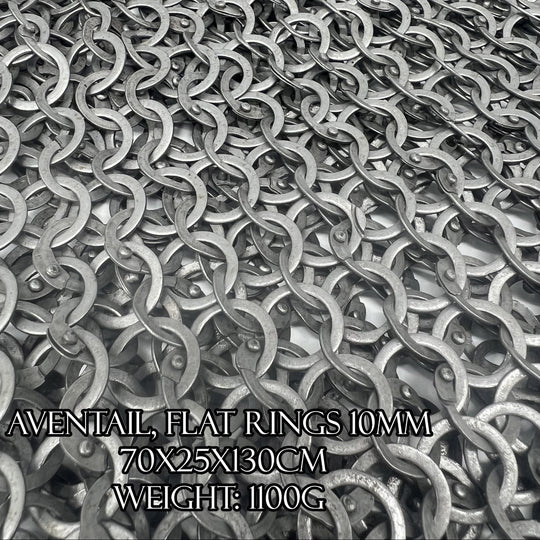 Closed aventail, rings 10mm