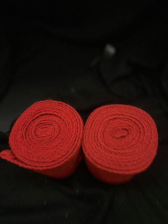 Hand-Woven, plant dyed Leg Wrappings – Authentic Early Medieval Winigas
