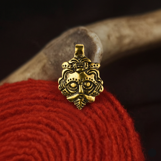 Mask pendant from Gnezdovo (Rus, X c.)