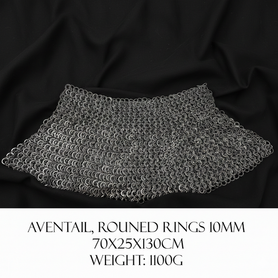Closed aventail, rings 10mm