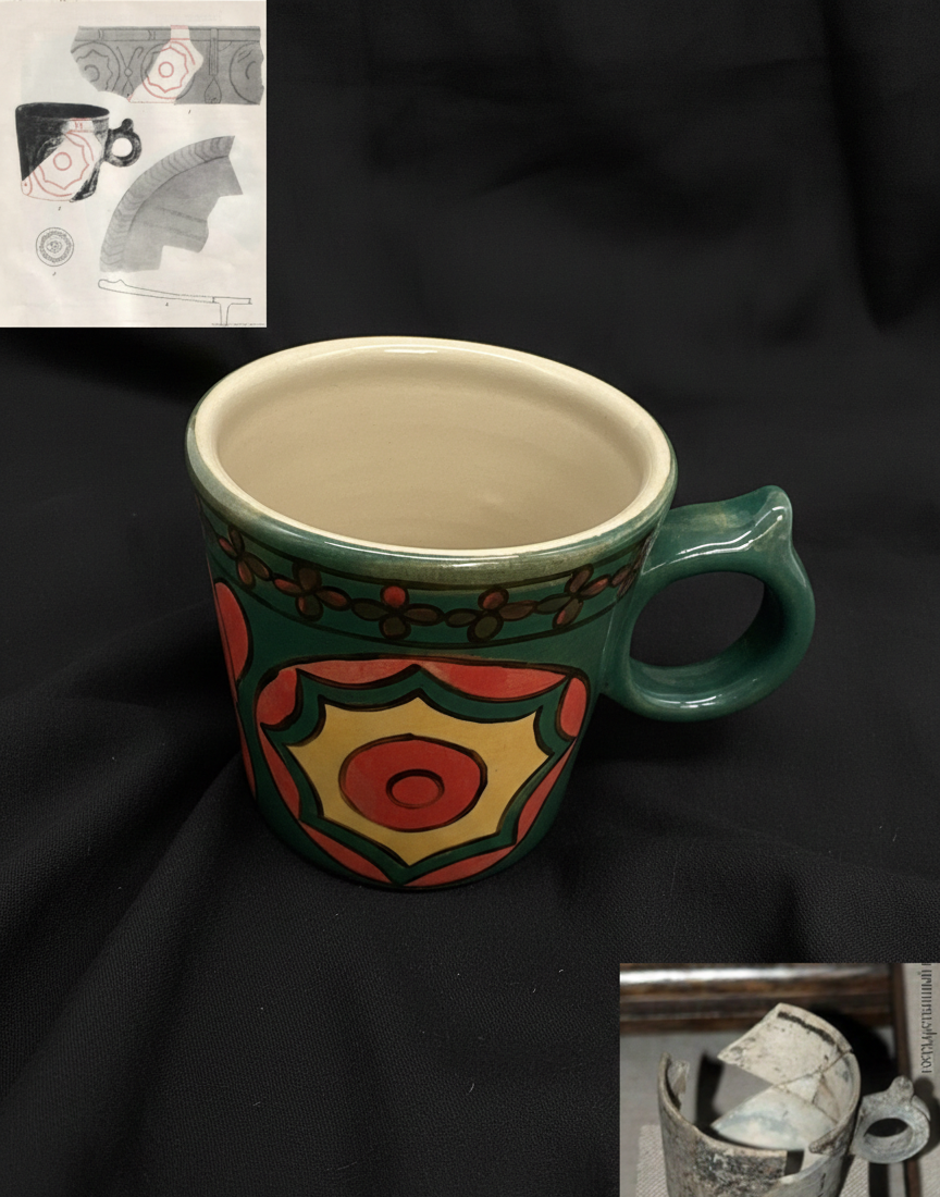 Cup from Gnezdovo (Rus, Byzantium X-XI c.)
