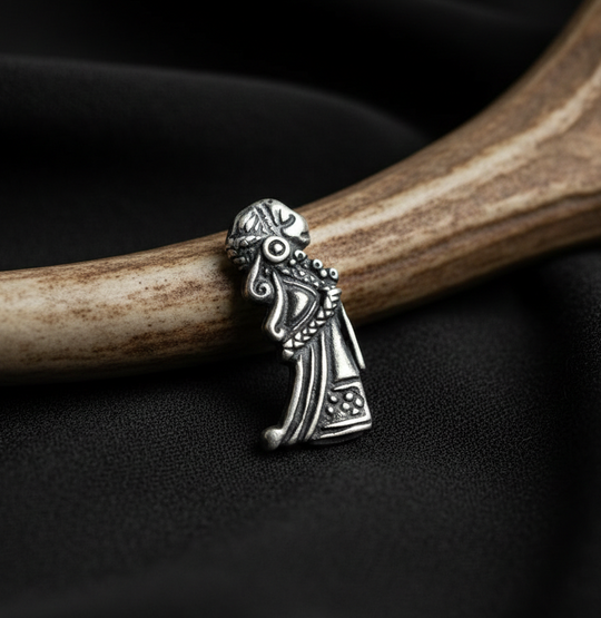 Pendant Valkyria, silvered (Scandinavia, IX-X century)