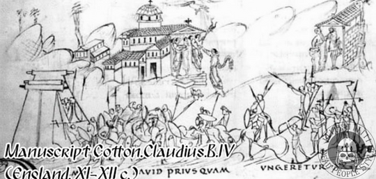 Namiot typu „stoisko” saksońsko-normański (Skandynawia/Europa IX-XII w.)