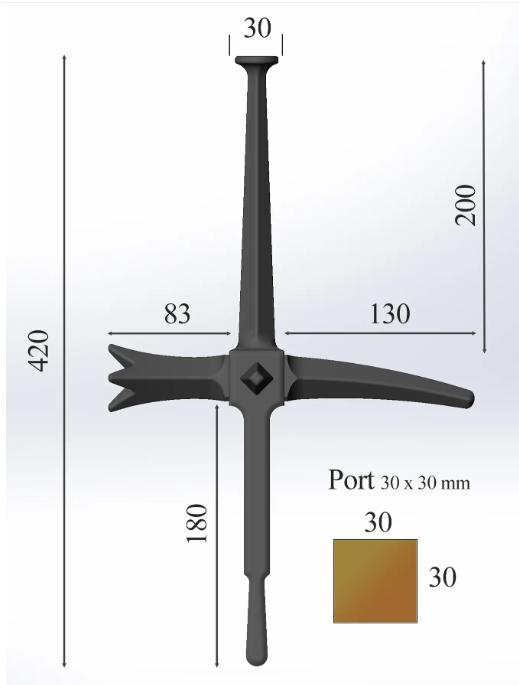 Lucerne hammer (Training weapon)