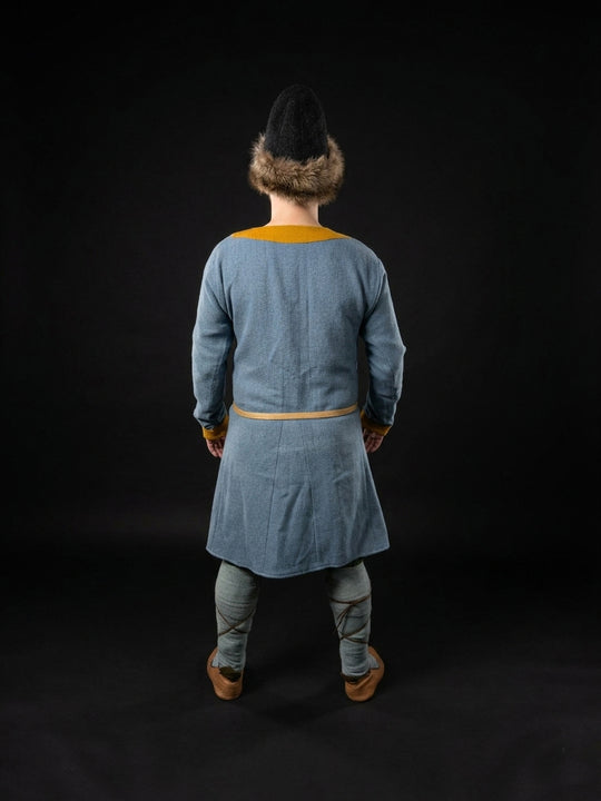 Early Medieval Tunic with stripes, Western Europe, 9-11th century (Poland, Holy Roman Empire, Frankish Empire)