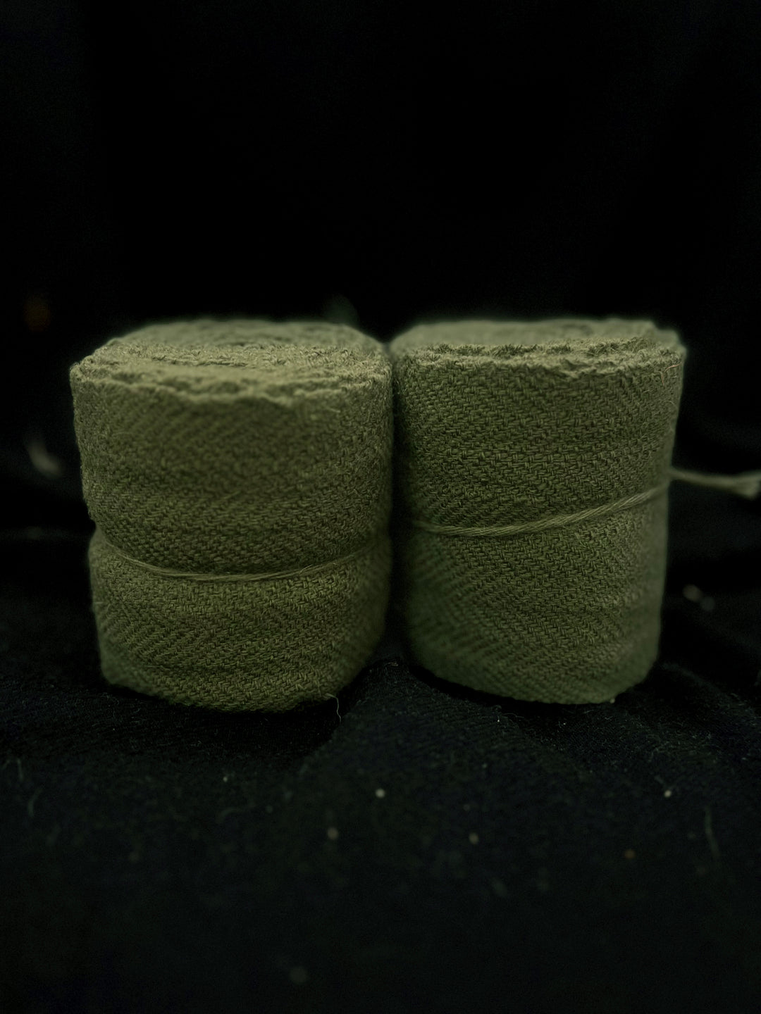 Hand-Woven, plant dyed Leg Wrappings – Authentic Early Medieval Winigas
