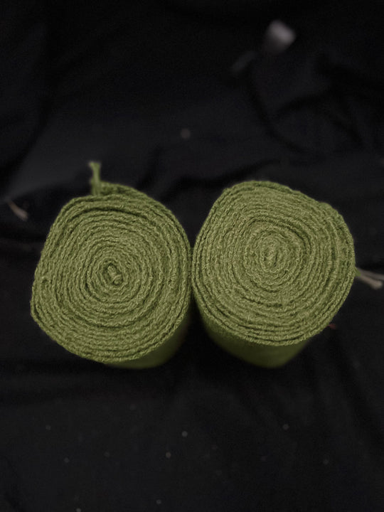 Hand-Woven, plant dyed Leg Wrappings – Authentic Early Medieval Winigas