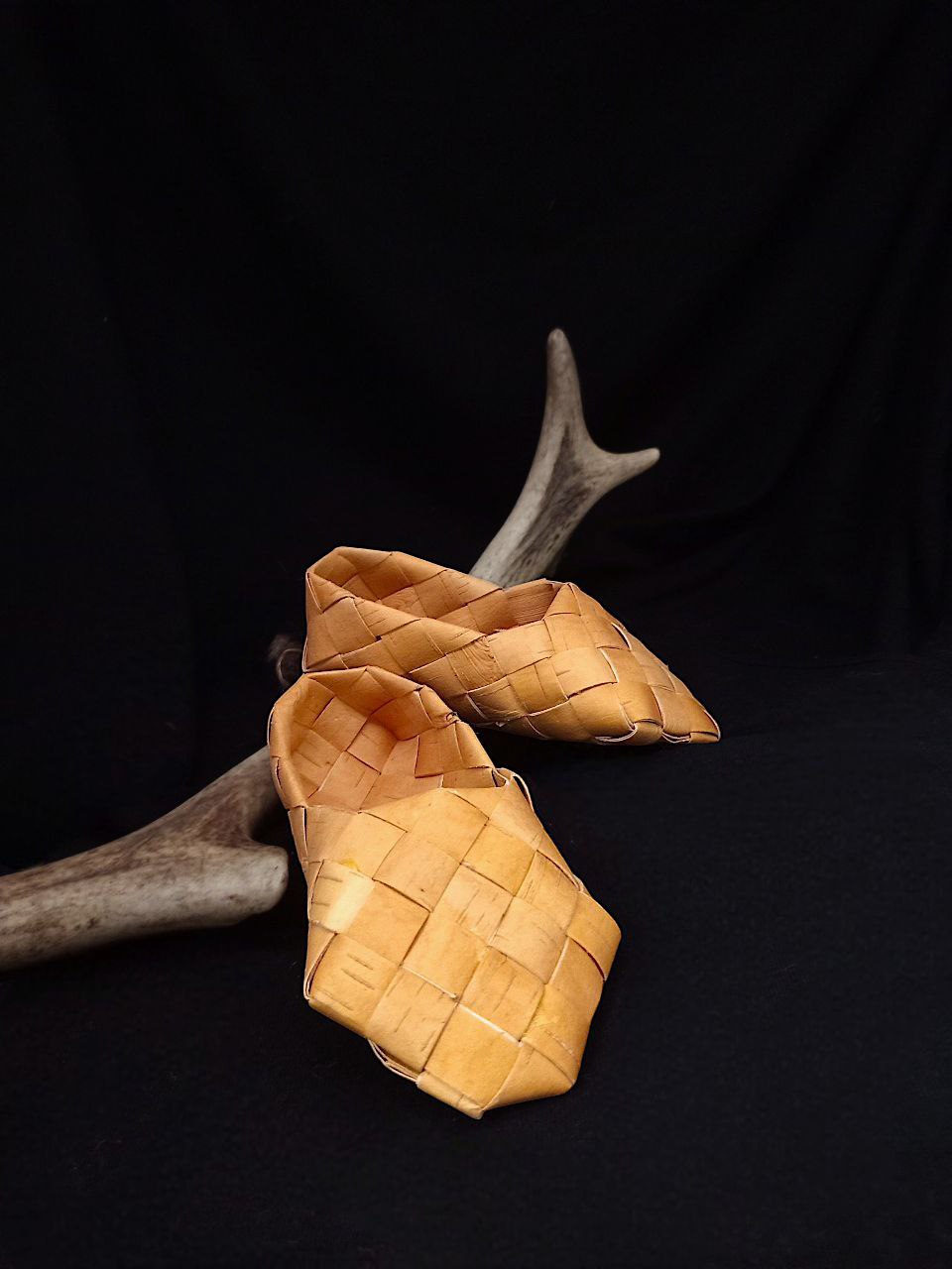 Birch bark shoes