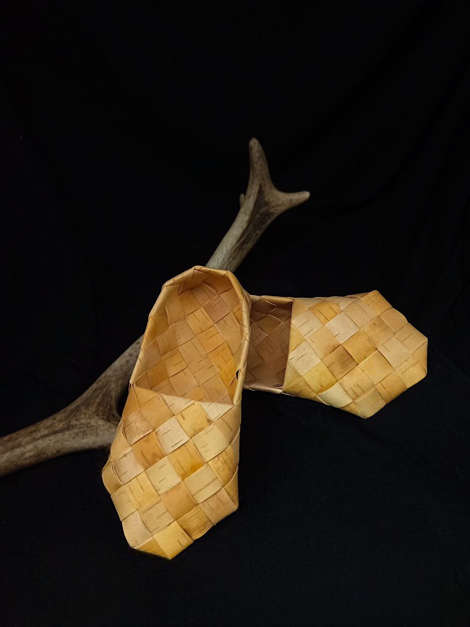 Birch bark shoes