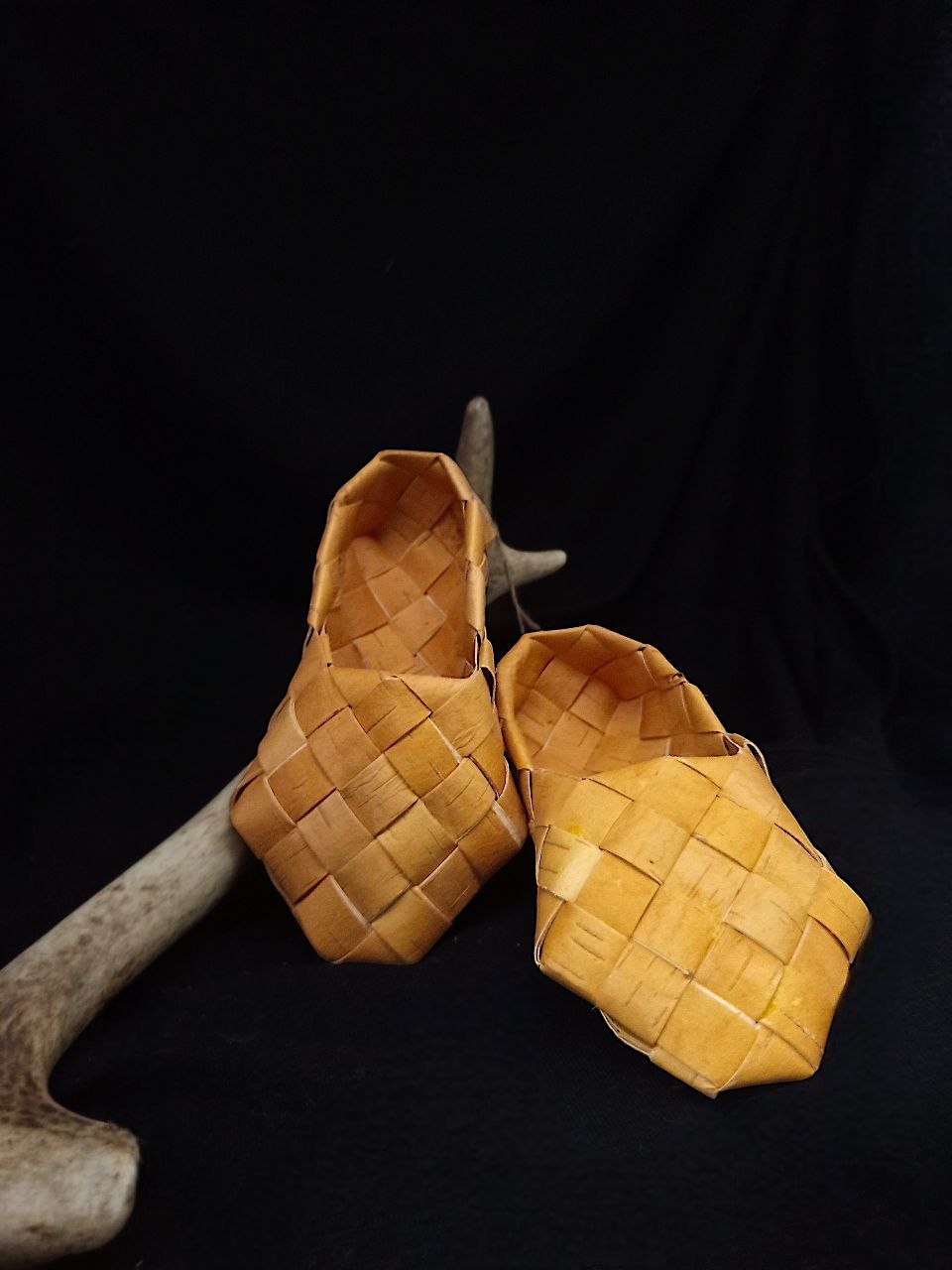 Birch bark shoes
