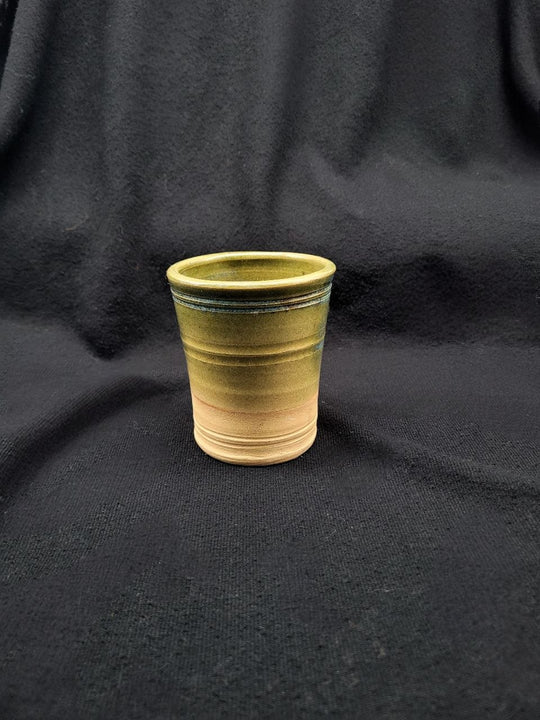 Handcrafted Glazed Clay Beaker