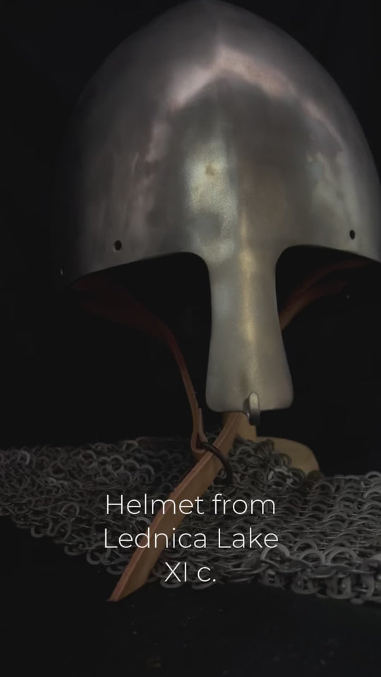 Helmet from Lake Lednica, Norman helmet (Poland, XI c.)